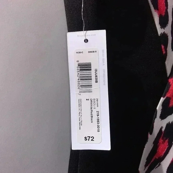 ❤️BISOU BISOU Womens Sheath Dress Multicolor Dress - Picture 8 of 9